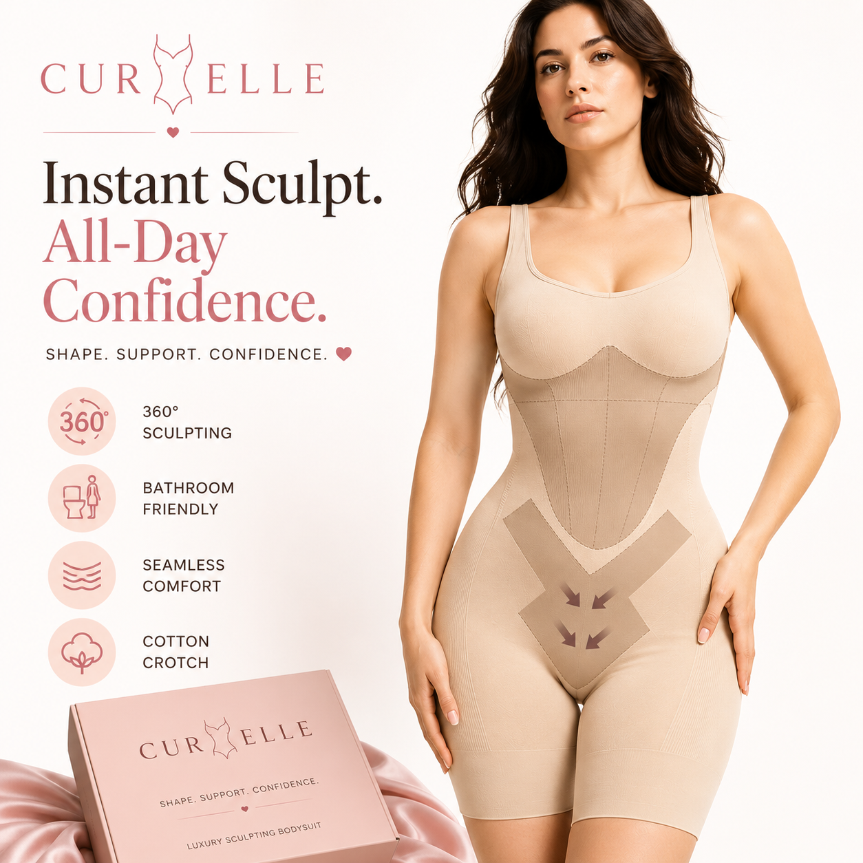 Curvelle™ Bathroom Friendly Shapewear