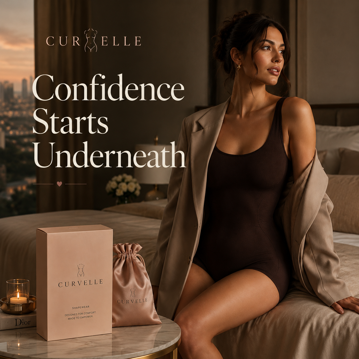 Curvelle™ Bathroom Friendly Shapewear